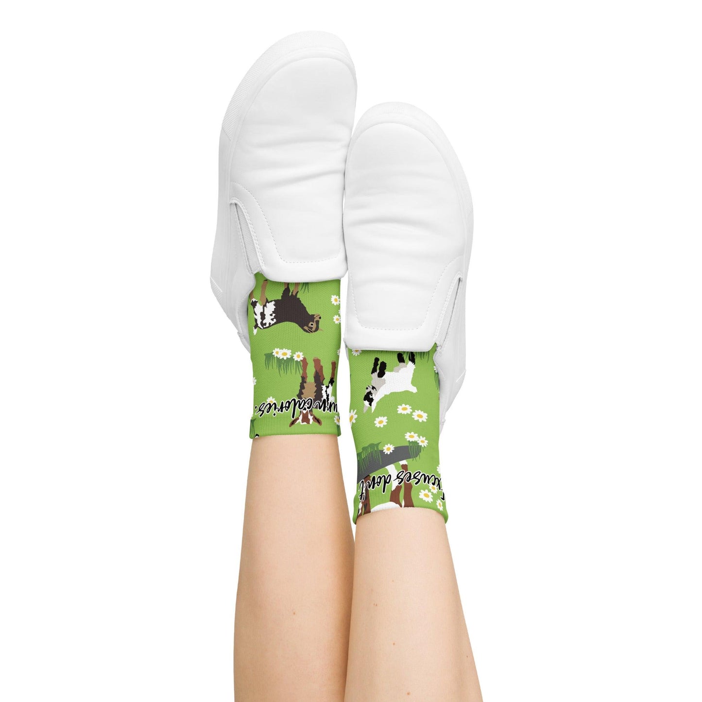 CF Excuses Dont Burn Calories Ankle socks - Coreana Fitness