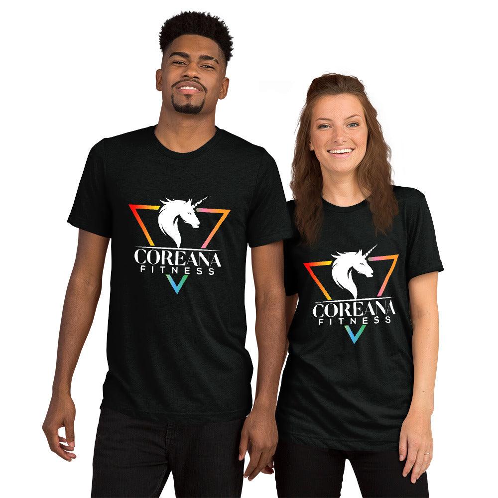 CF Mens and Women't COLOR Short sleeve t-shirt - Coreana Fitness