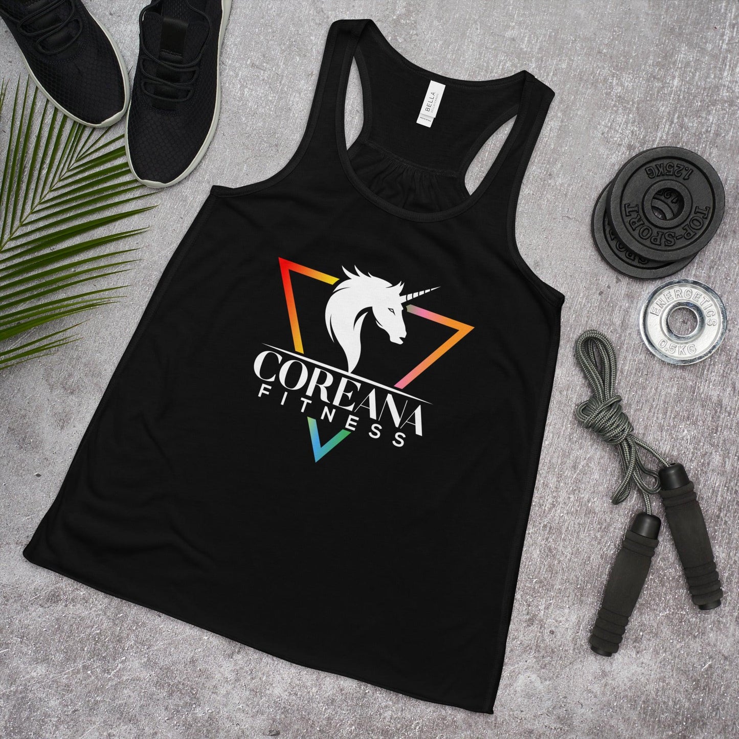 CF Women's Flowy Racerback Tank - Coreana Fitness