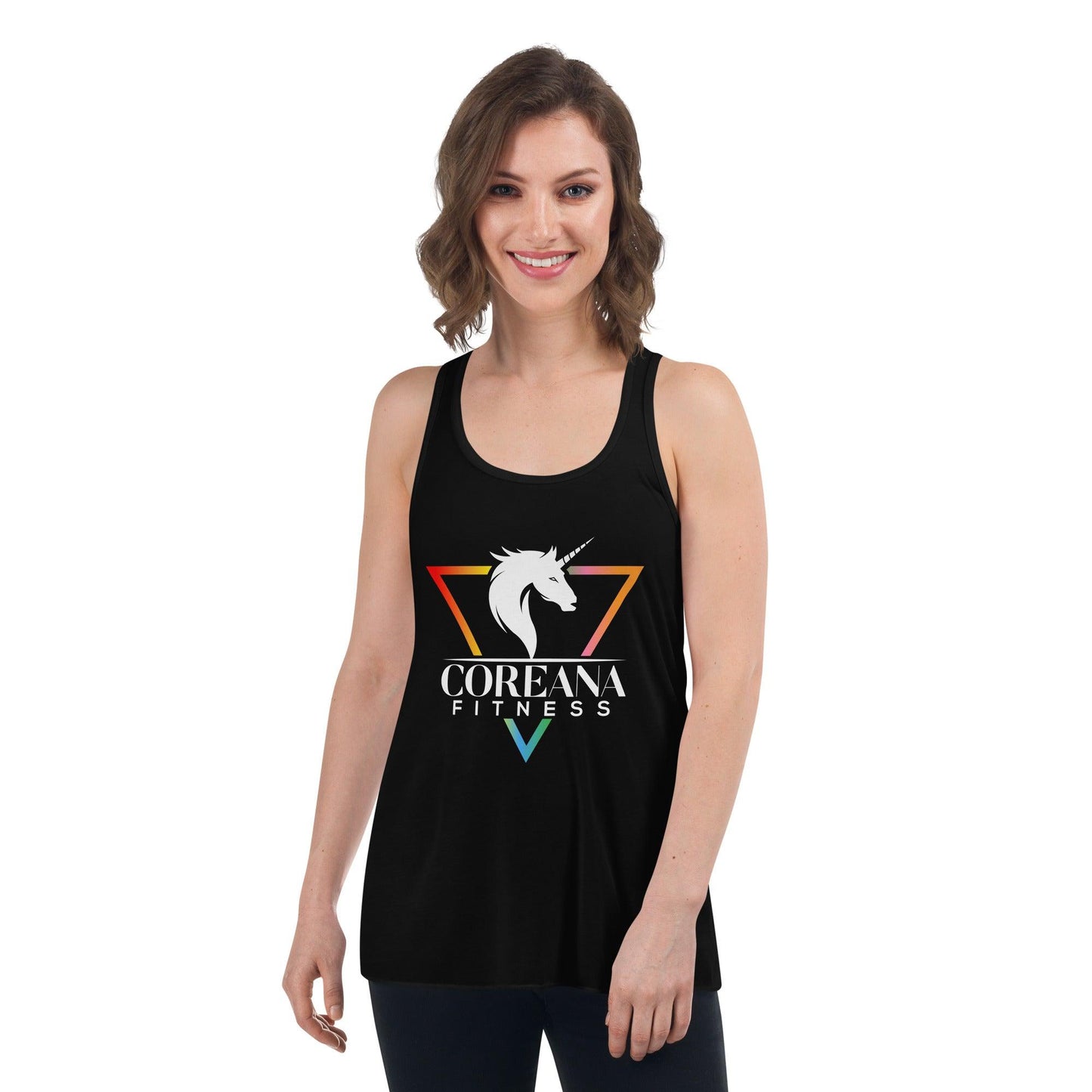 CF Women's Flowy Racerback Tank - Coreana Fitness