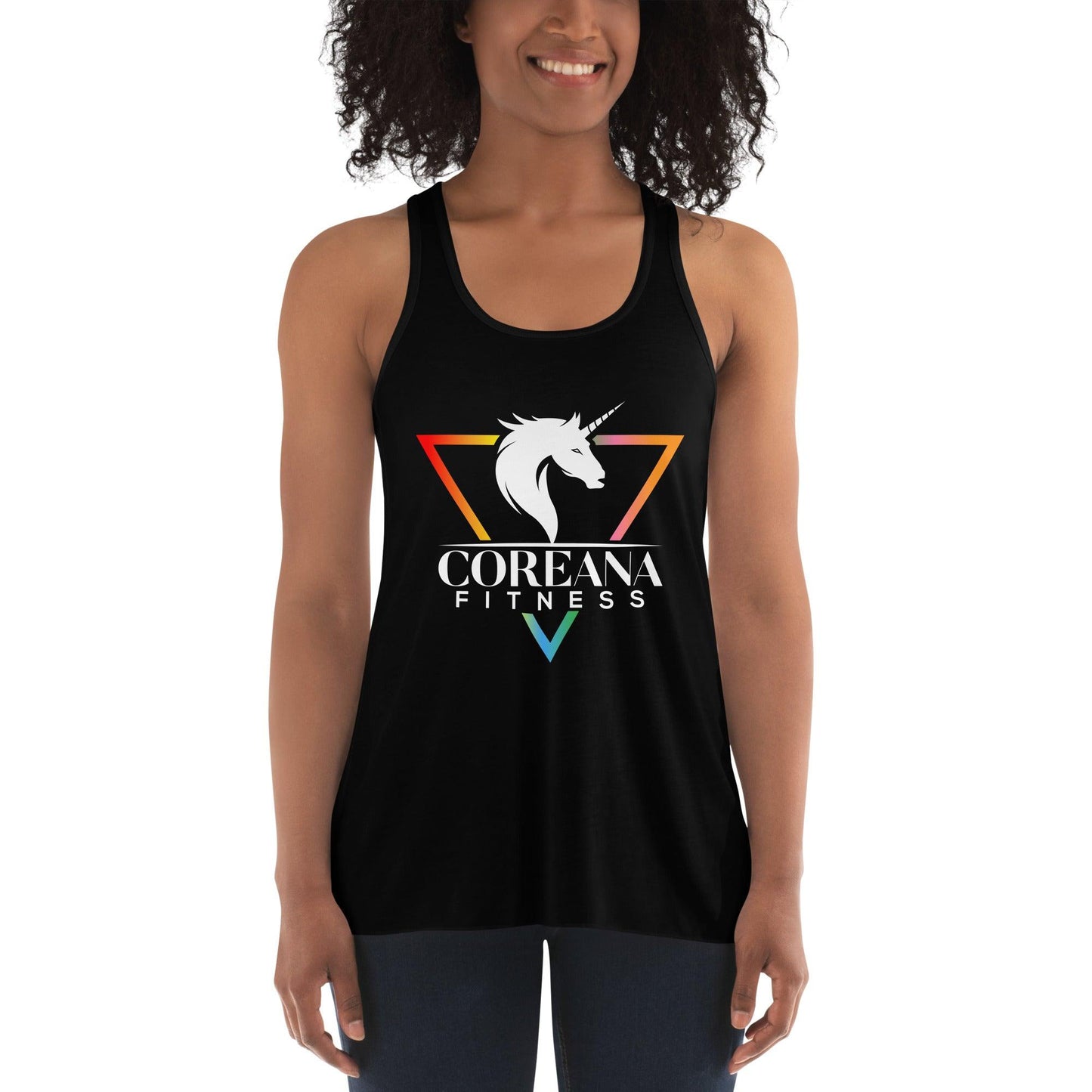 CF Women's Flowy Racerback Tank - Coreana Fitness