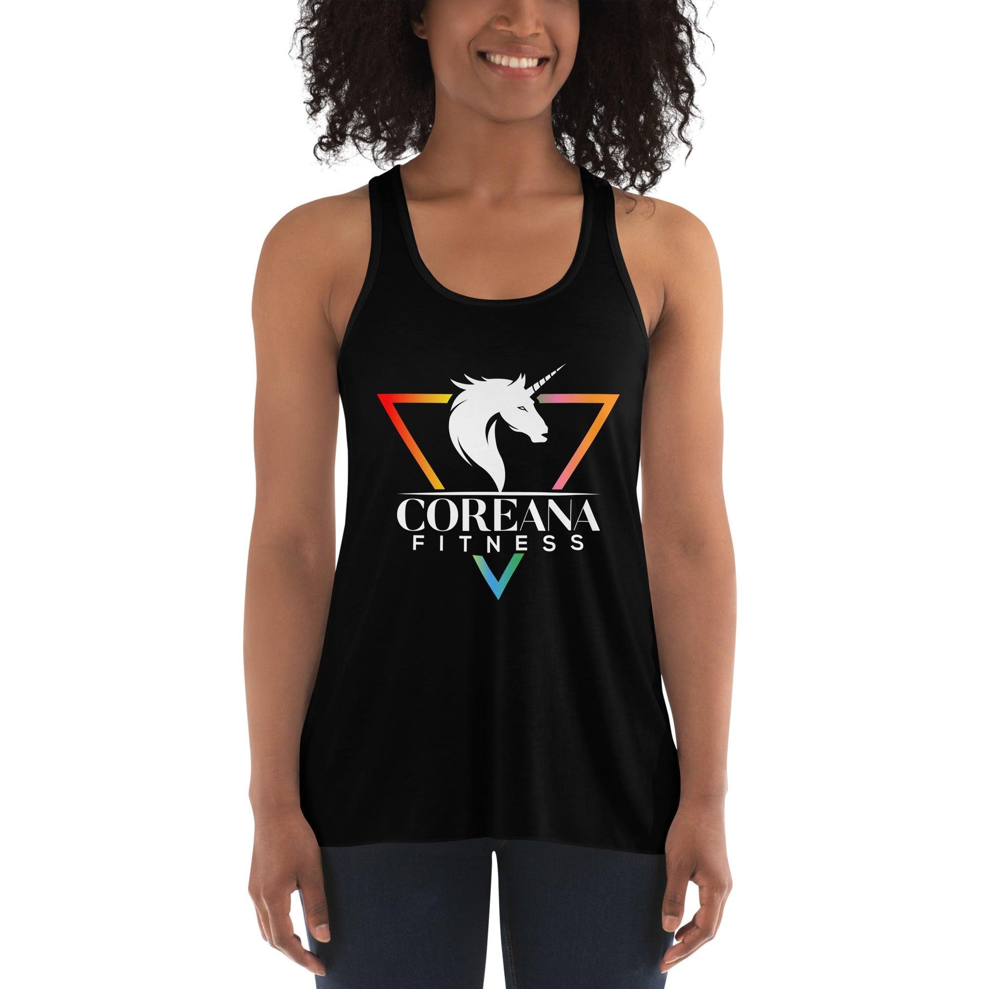 CF Women's Flowy Racerback Tank - Coreana Fitness