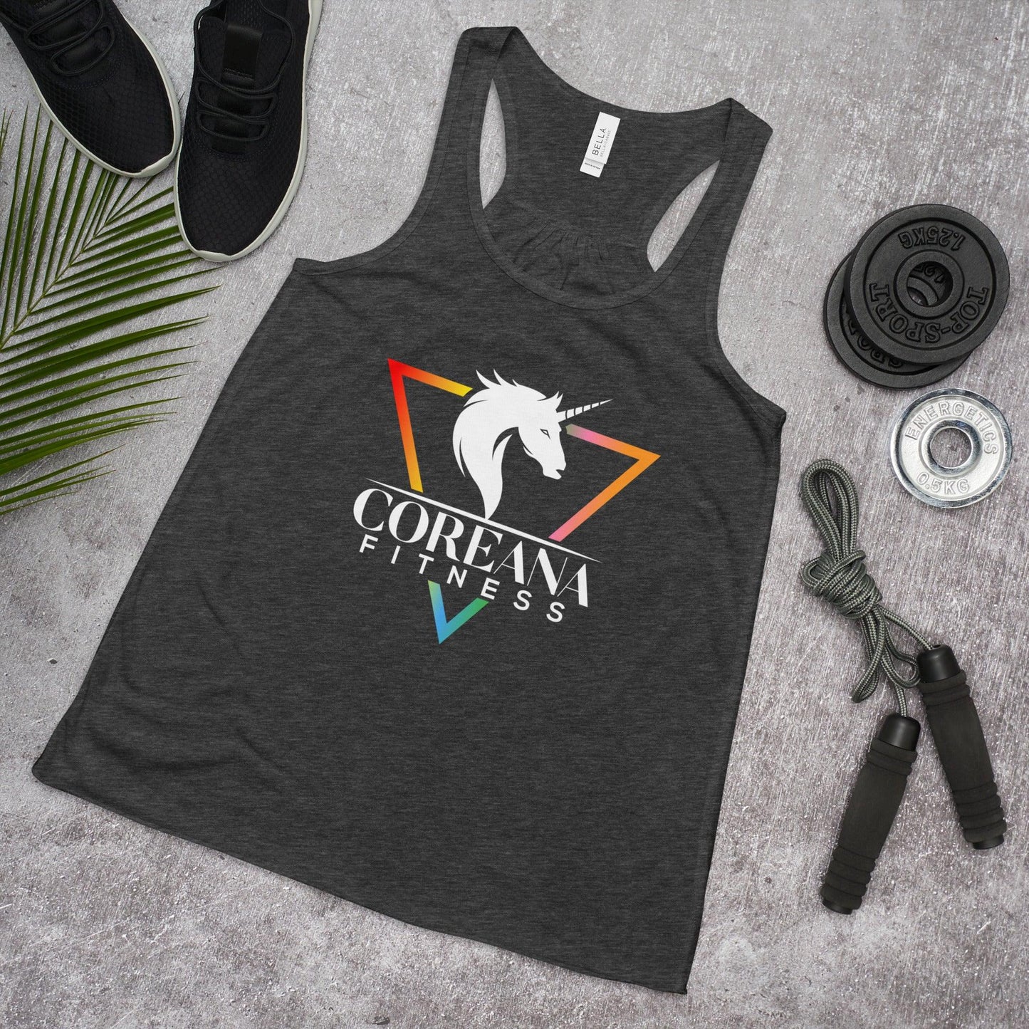 CF Women's Flowy Racerback Tank - Coreana Fitness