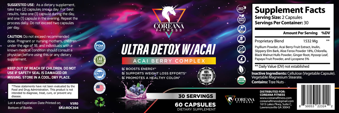 Coreana Fitness - Ultra Detox w/Acai