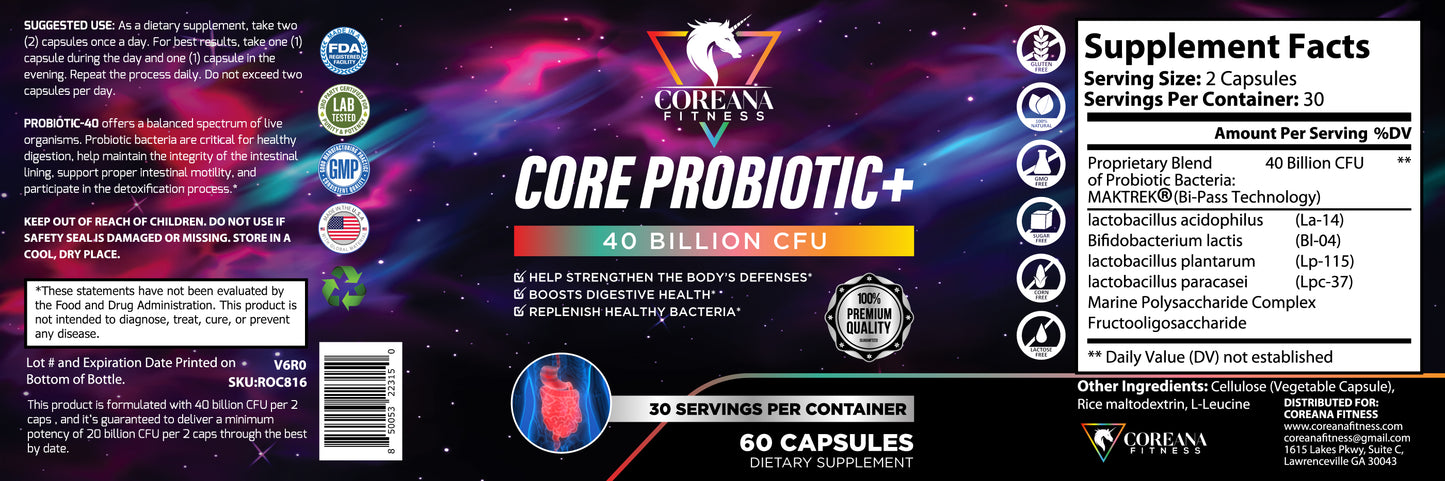 Coreana Fitness - Core Probiotic+