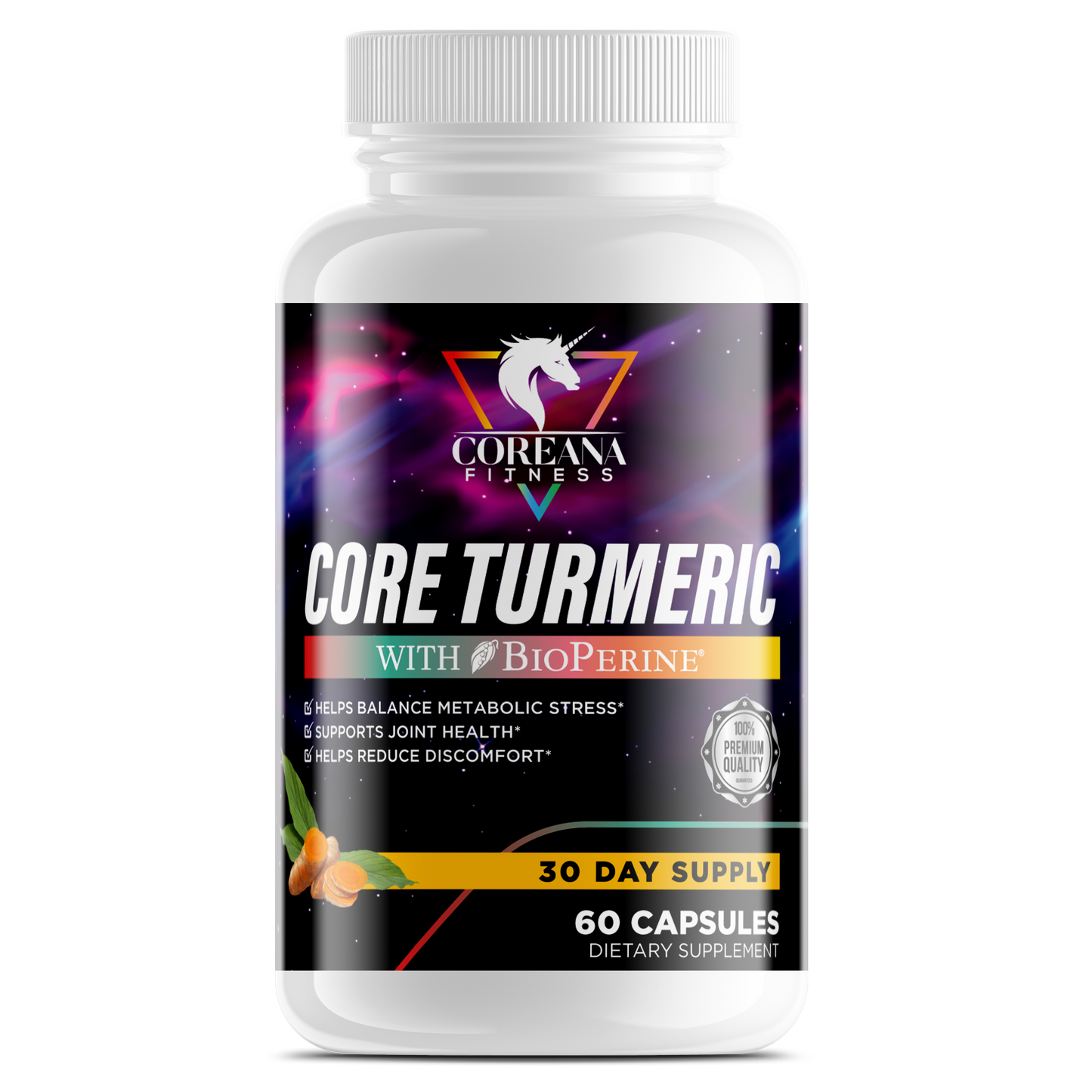 Coreana Fitness - Core Turmeric (with BioPerine)